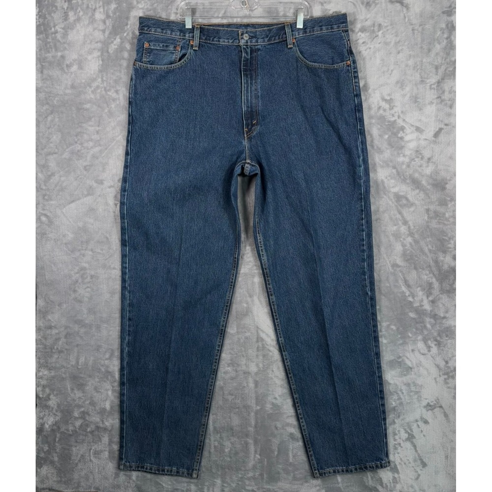 Levis 560 Jeans Mens 44x36 Loose Fit Tapered Leg Baggy Blue Denim Comfort Fit